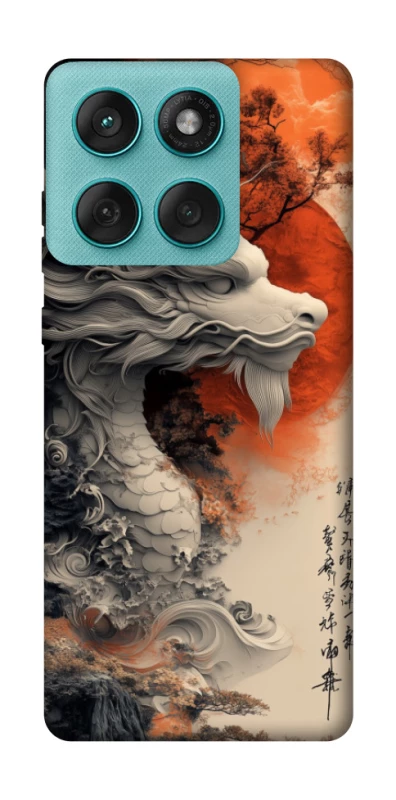 Чохол на Motorola Edge 60 Fusion white dragon фото 1 з 1