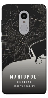 Чехол на Xiaomi Redmi Note 4X / Note 4 (Snapdragon) Mariupol map фото 1 из 1