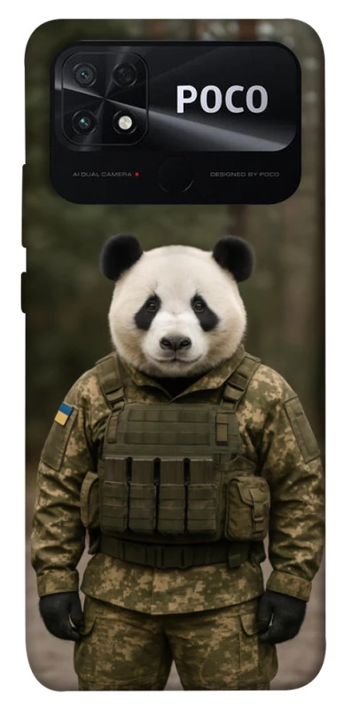 Чехол на Xiaomi Poco C40 Панда защитник фото 1 из 1