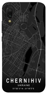 Чохол на Xiaomi Redmi 7 Chernihiv map фото 1 з 1