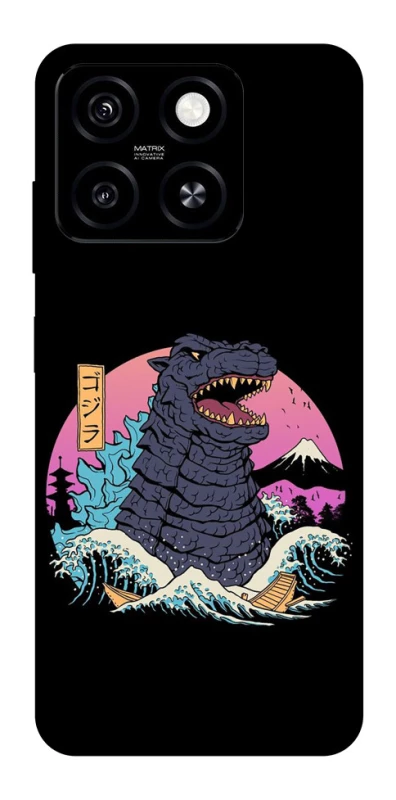 Чехол на ZTE Blade A55 4G Годзила фото 1 из 1