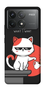 Чохол на Xiaomi Poco F6 Pro I do what i wont фото 1 Чохол на Xiaomi Poco F6 Pro I do what i wont фото 1 з 1