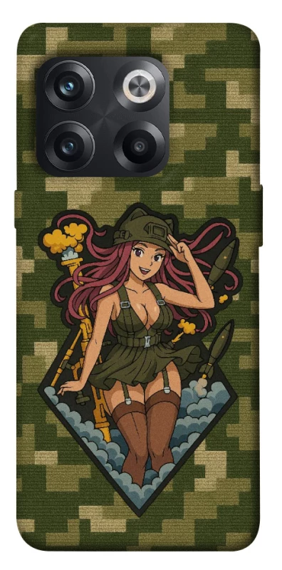 Чохол на OnePlus 10T Military Waifu фото 1 з 1