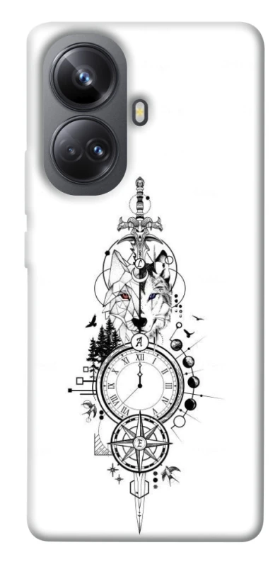 Чехол на Realme 10 Pro+ Tattoo ver.8 фото 1 из 1