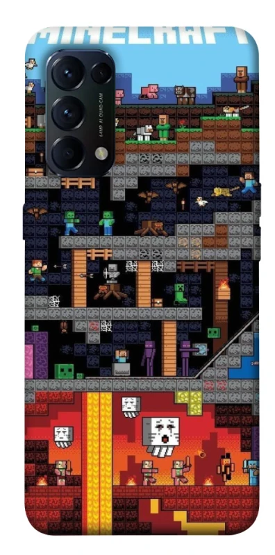 Чохол на Oppo Reno 5 4G Minecraft фото 1 з 1