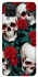 Чохол на Samsung Galaxy A12 skull and rose фото 1 з 1