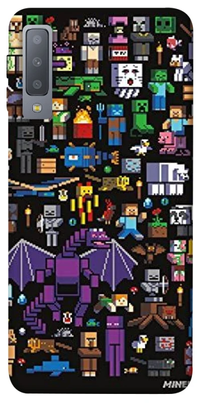 Чохол на Samsung A750 Galaxy A7 (2018) Minecraft v5 фото 1 з 1