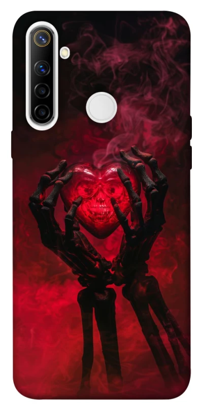 Чохол на Realme 6i Heart in the hands of a skeleton фото 1 з 1