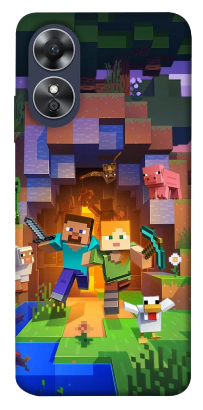 Чехол на Oppo A17 Minecraft game фото 1 из 1