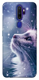 Чехол на Oppo A5 (2020) / Oppo A9 (2020) Snow cat фото 1 из 1
