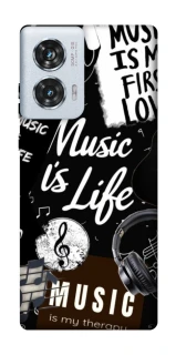 Чохол на Motorola Edge 50 Fusion Music is Life фото 1 з 1