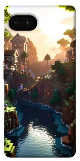 Чехол на Google Pixel 7a Minecraft sunset фото 1 из 1