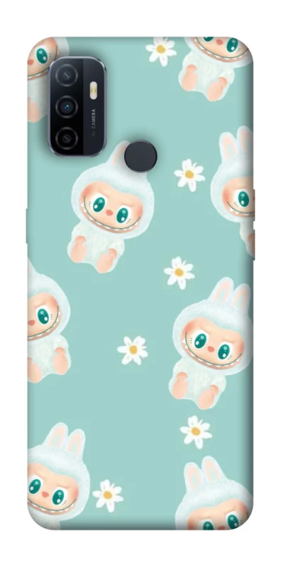 Чохол на Oppo A53 / A32 / A33 Labubu Green фото 1 з 1