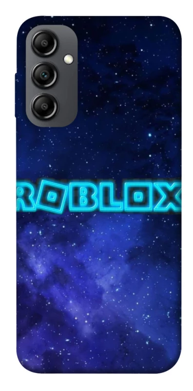 Чехол на Samsung Galaxy A14 4G/5G Roblox Space Logo Blue фото 1 из 1