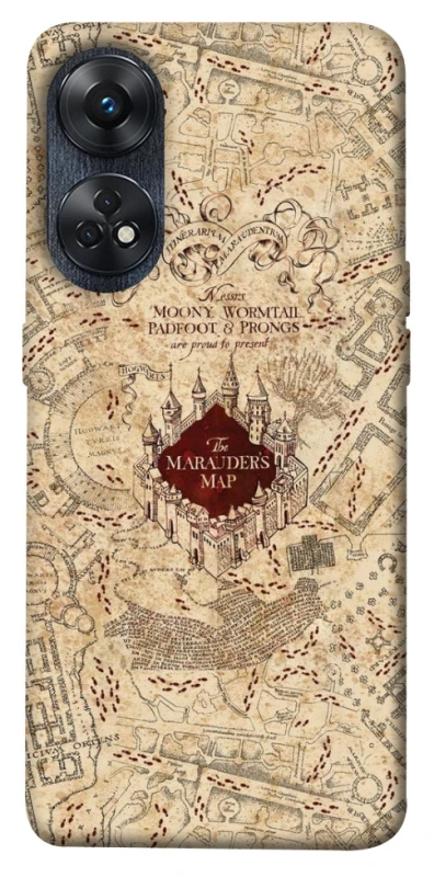Чохол на Oppo Reno 8T 4G Harry Potter Marauder's Map фото 1 з 1