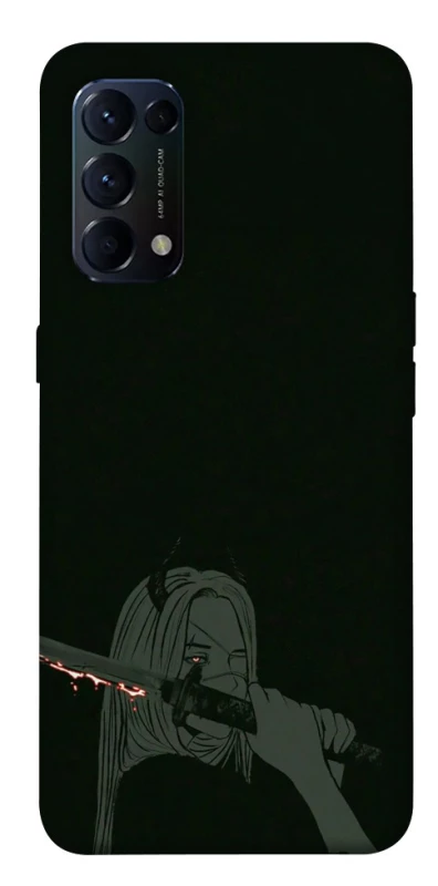 Чохол на Oppo Reno 5 4G Людина-бензопила фото 1 з 1