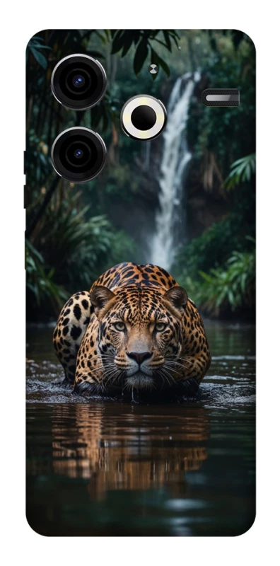 Чохол на TECNO Pova 6 Neo (LI6) Leopard in water фото 1 з 1