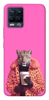 Чехол на Realme 8 Леопард с кофе фото 1 из 1