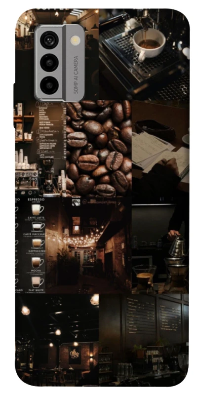 Чохол на Nokia G22 Coffee collage ver.1 фото 1 з 1