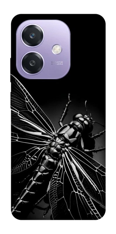Чохол на Oppo A3X Black dragonfly фото 1 з 1