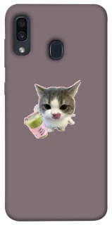 Чохол на Samsung Galaxy A20 / A30 cat matcha фото 1 з 1
