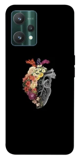 Чехол на Realme 9 Pro Heart with flowers фото 1 из 1