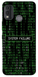 Чехол на Nokia G11 Plus Matrix system failure фото 1 из 1