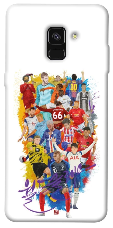 Чехол на Samsung A530 Galaxy A8 (2018) Football Abstract v2 фото 1 из 1