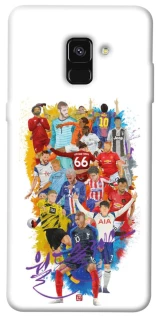 Чехол на Samsung A530 Galaxy A8 (2018) Football Abstract v2 фото 1 из 1