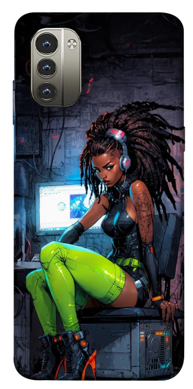Чехол на Nokia G11 Cyber girl фото 1 из 1