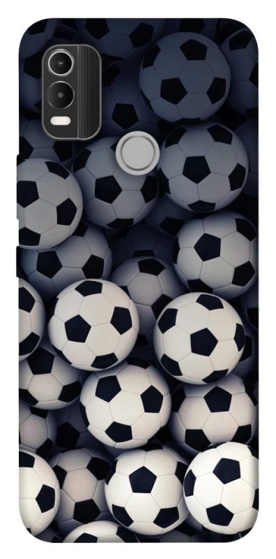 Чохол на Nokia C21 Plus Футбольні м'ячи фото 1 з 1