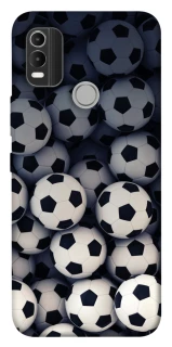 Чохол на Nokia C21 Plus Футбольні м'ячи фото 1 з 1