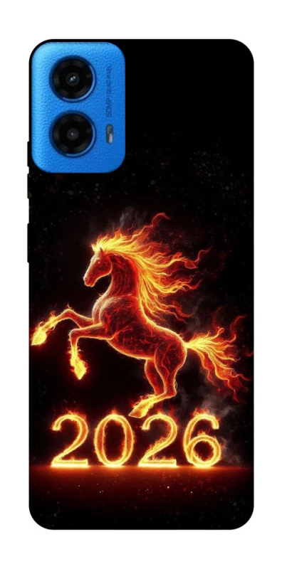 Чохол на Motorola Moto G45 Red Fire Horse ver.1 фото 1 з 1