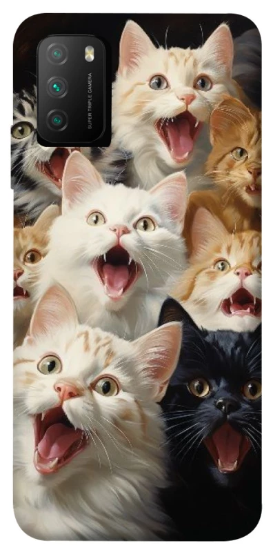 Чохол на Xiaomi Poco M3 Коти фото 1 з 1