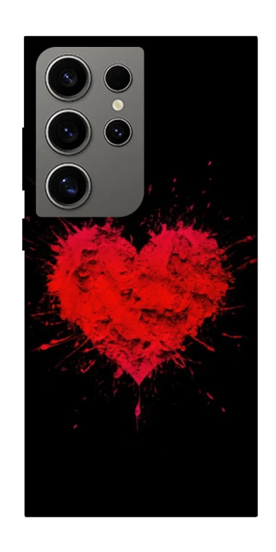 Чохол на Samsung Galaxy S24 Ultra Splash heart фото 1 з 1