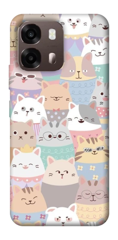 Чохол на Oppo A6 Funny Kittens ver.2 фото 2 з 2