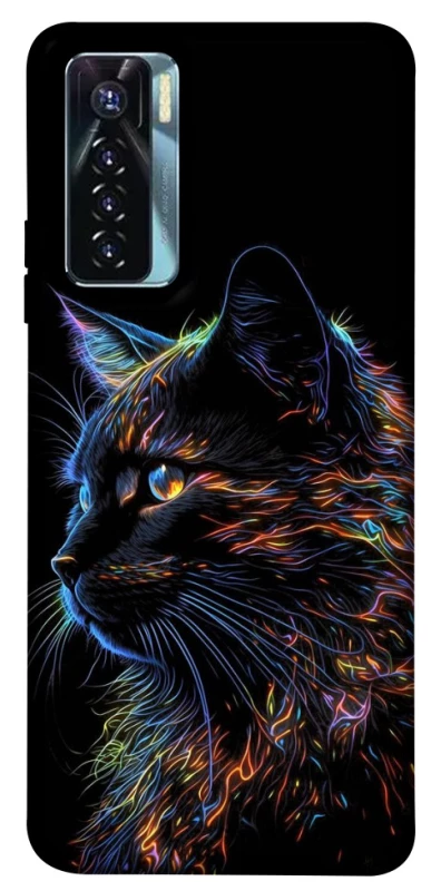 Чехол на TECNO Camon 17 Pro Черный кот фото 1 из 1