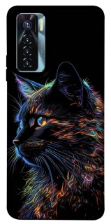 Чехол на TECNO Camon 17 Pro Черный кот фото 1 из 1
