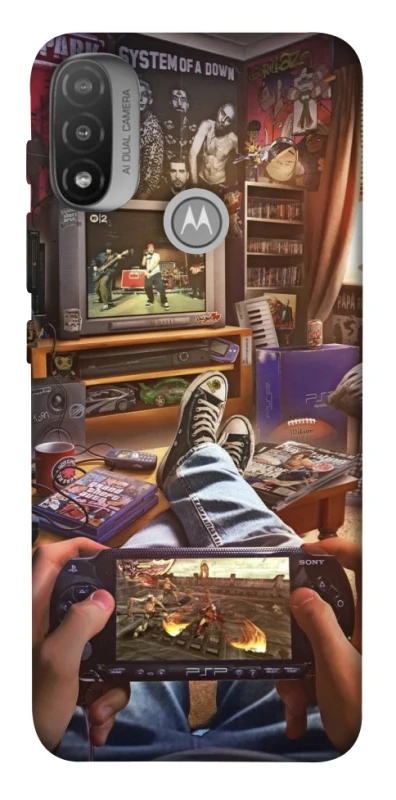 Чохол на Motorola Moto E20 Retro style v4 фото 1 з 1