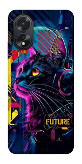 Чохол на Oppo A38 Cyber Cat v2 фото 1 з 1