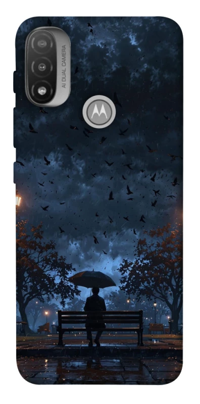 Чехол на Motorola Moto E20 umbrella фото 1 из 1