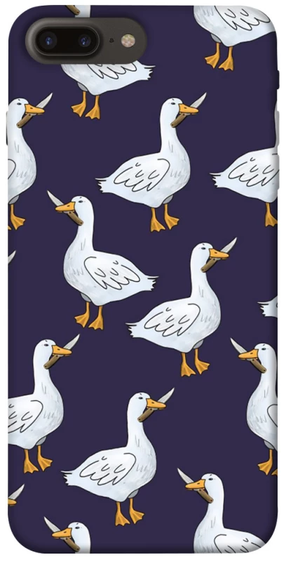 Чехол на Apple iPhone 7 plus / 8 plus Гуси с претензией фото 1 из 1