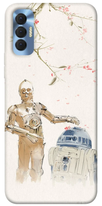 Чехол на TECNO Spark 8P Star Wars robots фото 1 из 1