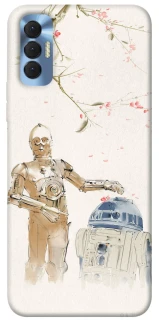 Чехол на TECNO Spark 8P Star Wars robots фото 1 из 1