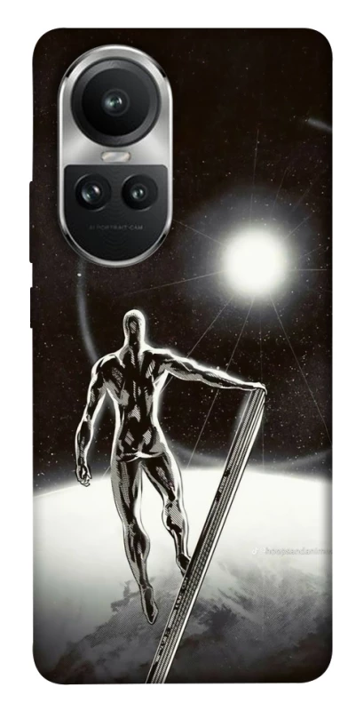 Чохол на Oppo Reno 10 Срібний серфер фото 1 з 1