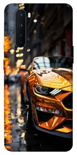 Чохол на OnePlus Nord Golden sports car фото 1 з 1