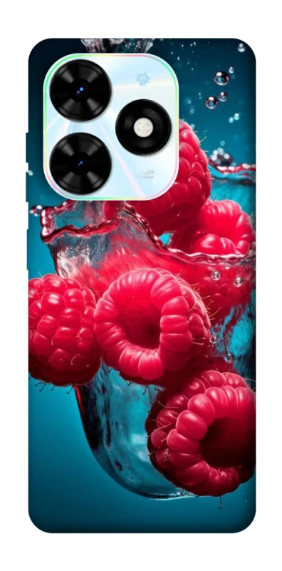 Чехол на TECNO Spark Go 2024 Малинка в воде фото 1 из 1