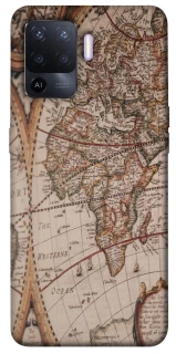 Чехол на Oppo A94 Карта путешествий фото 1 из 1