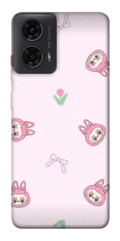 Чохол на Motorola Moto G04 Labubu Flower фото 1 з 1