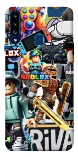 Чехол на Samsung Galaxy A20s Roblox collage ver.1 фото 1 из 1